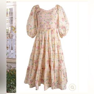 *SOLD* Roselyn dress in pastel floral